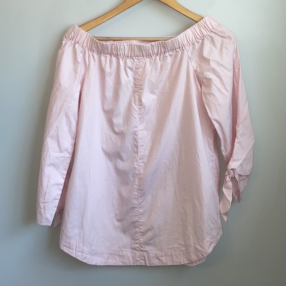 NWT Free People Show Some Shoulders Light Pink Top - Picture 5 of 7